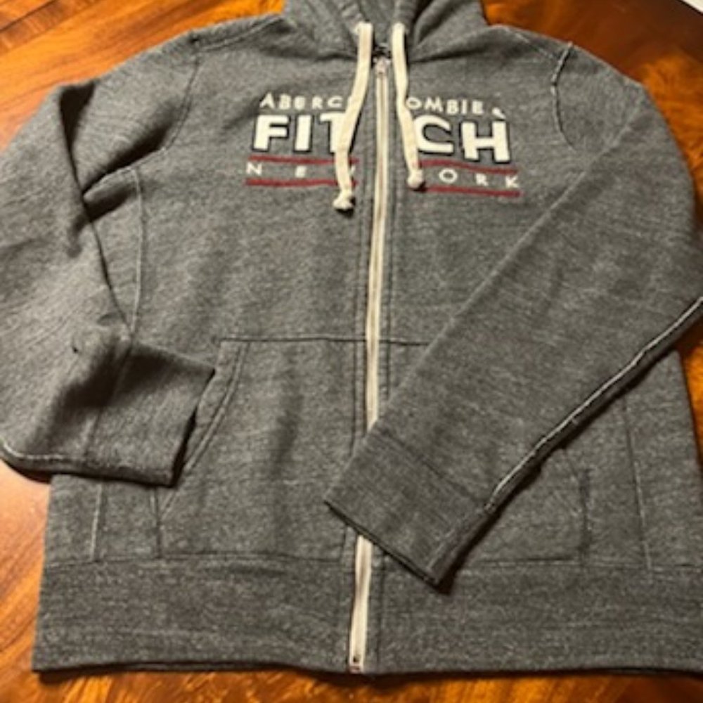 Abercrombie Men's Muscle fit Full Zip Hoodie -M - Picture 8 of 16
